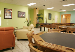 Community game and activity room.