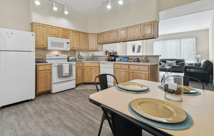 Fully equipped kitchen