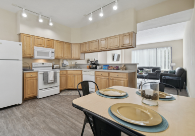 Fully equipped kitchen